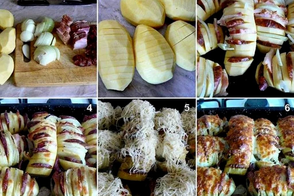 Batatas hasselback são deliciosas, faça para acompanhar carnes e receba muitos elogios 