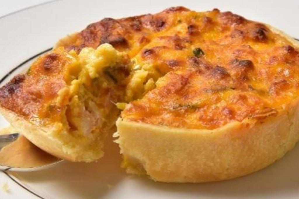 Quiche de camarão com requeijão, esse quiche desmancha na boca