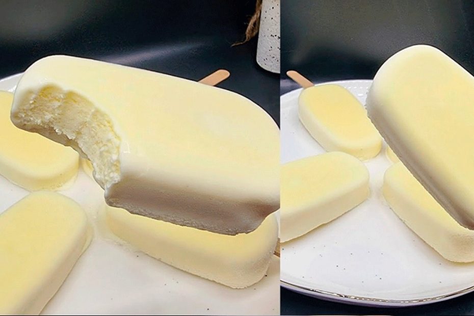 Picolé tipo Magnum de Chocolate Branco vai te deixar com gostinho de quero mais